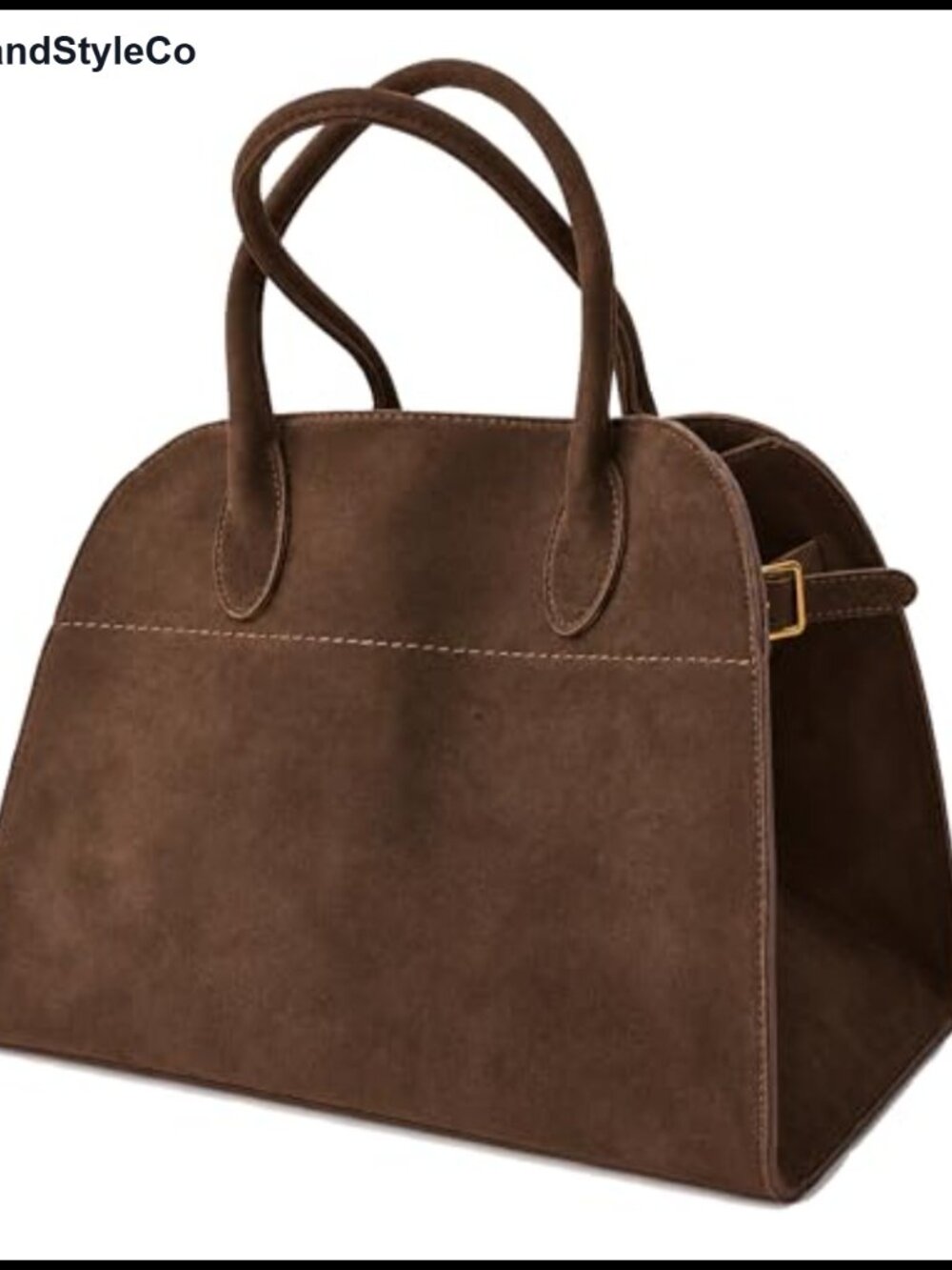 Large Suede Tote Bag Women Retro Shoulder Crossbody Faux Leather Handbag